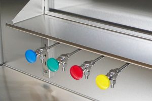 Erogazione di solventi per glove box