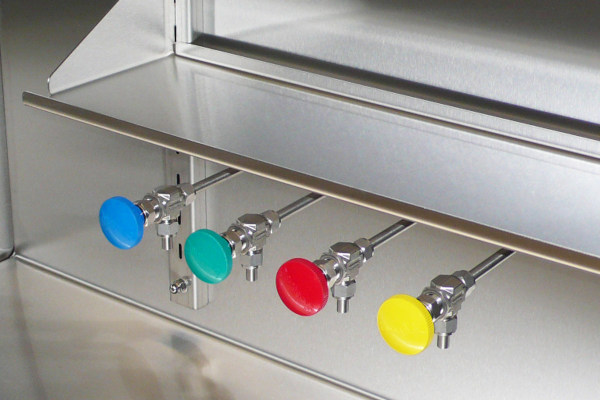 Erogazione di solventi per glove box
