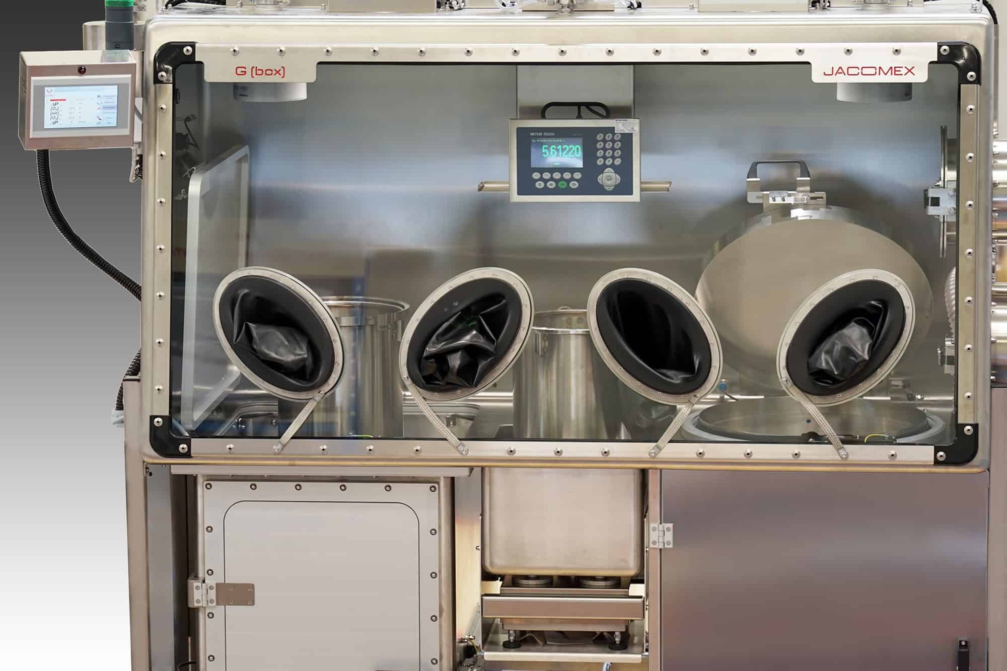 Glove box per nanopolveri e materiali avanzati