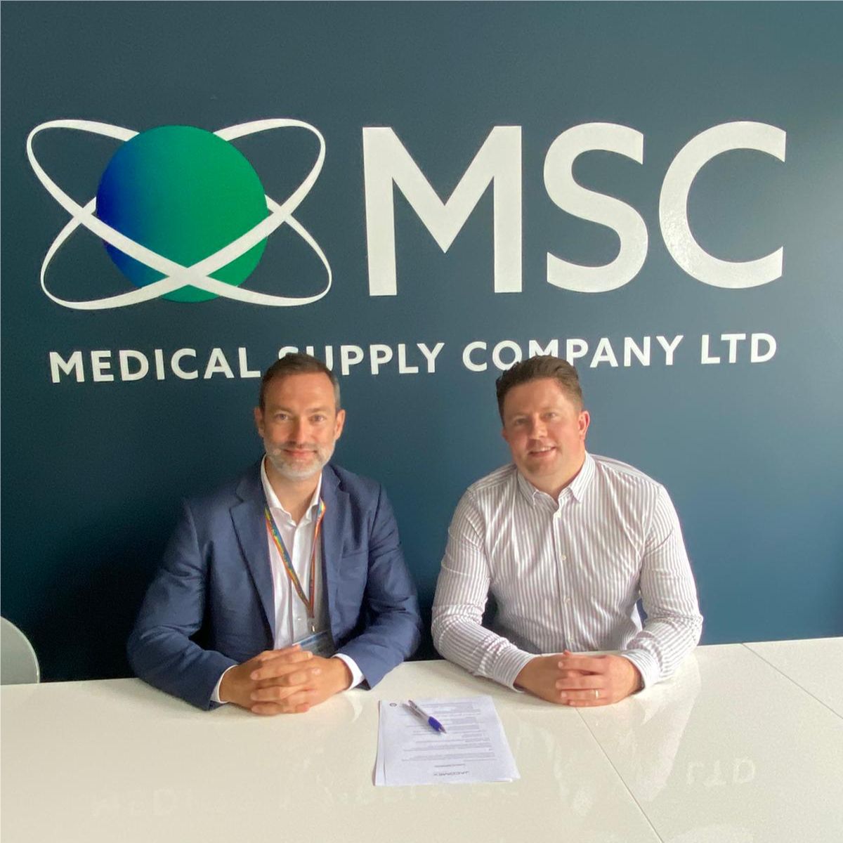 Partnership with the company Medical Supply Company (MSC) for the distribution and servicing of Jacomex in Ireland Partnership with the company Medical Supply Company (MSC) for the distribution and servicing of Jacomex in Ireland