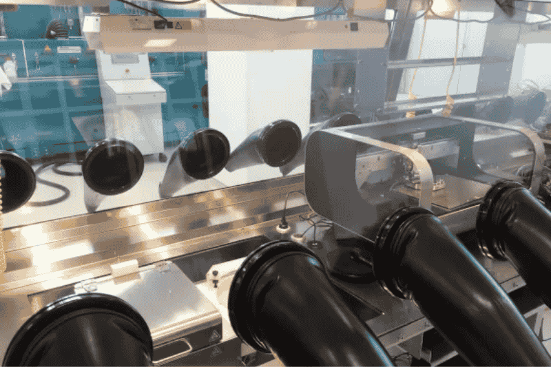 Processo di stampa inkjet per glove box Processo di stampa inkjet per glove box