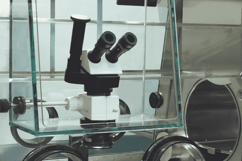 Microscopio per glove box Microscopio per glove box