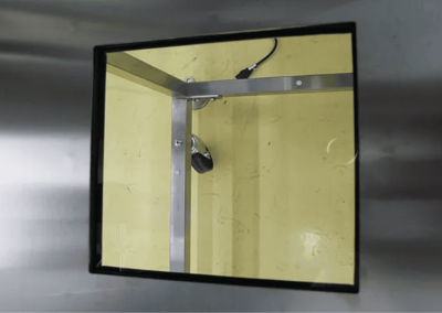 Finestra in quarzo per glove box