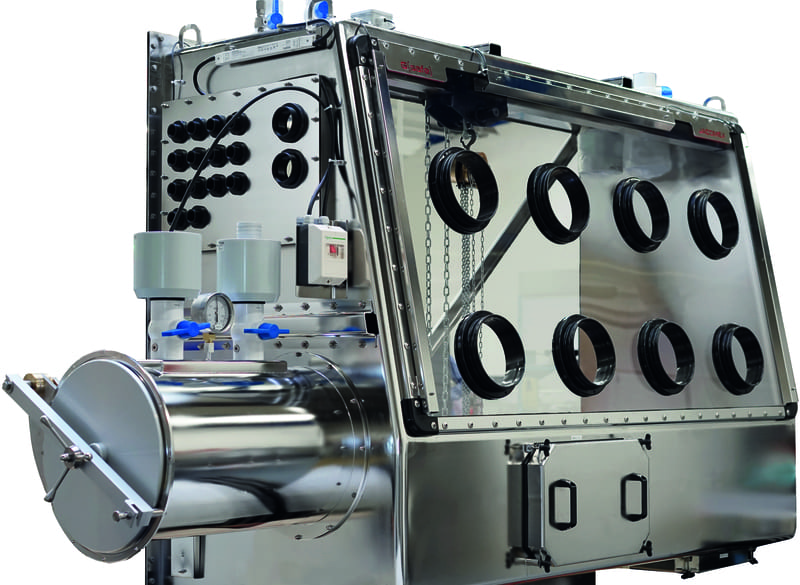Glove box GSafe per operazioni di trasferimento componenti