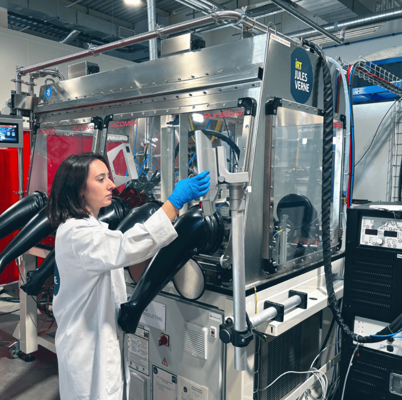 Contenitore ad atmosfera controllata per la produzione additiva
